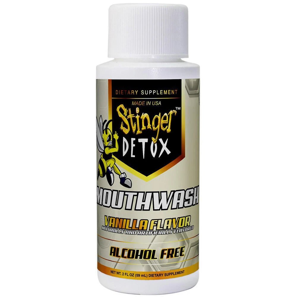 STINGER DETOX VANILLA MOUTHWASH (ALCOHOL FREE) - 2OZ