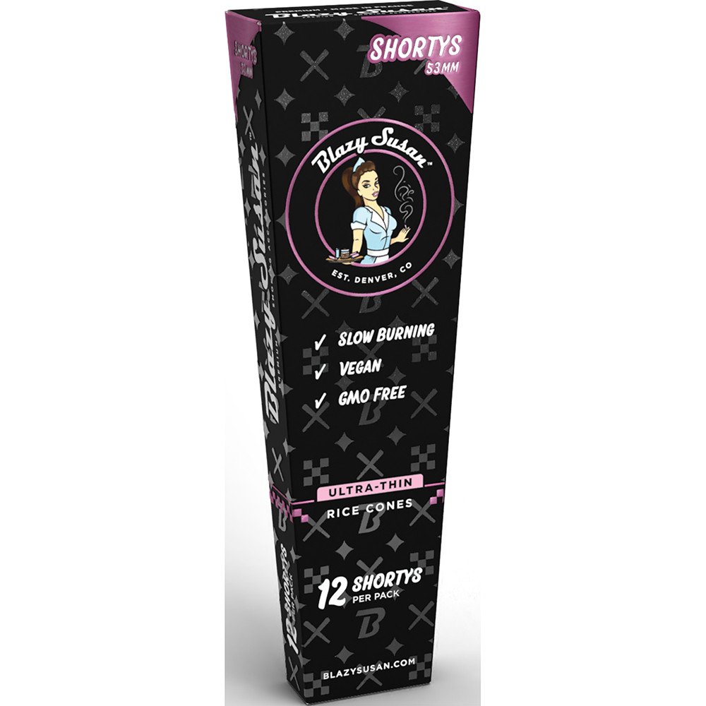 BLAZY SUSAN ULTRA THIN RICE CONES - DISPLAY OF 21