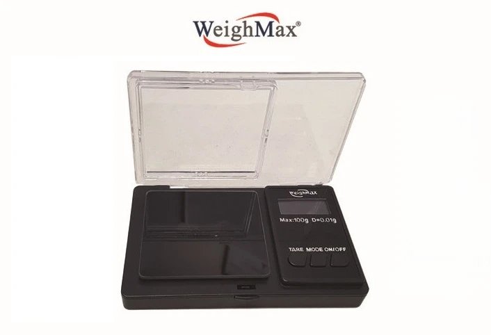 WEIGHMAX GTS-100 POP OUT TRAY POCKET SCALE 100 X 0.01G