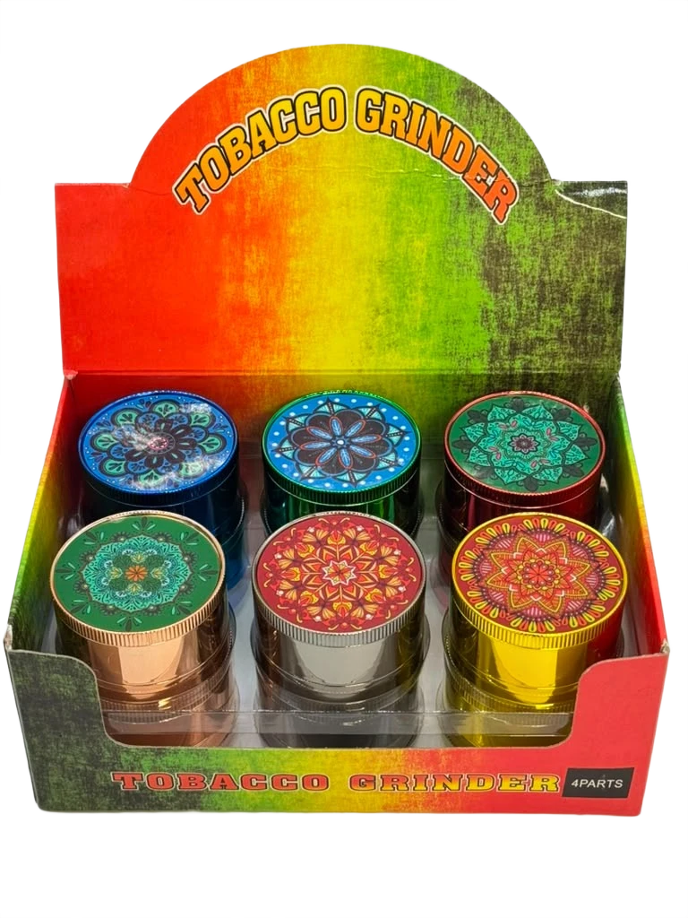 MANDALA 3 PARTS 51MM GRINDER - DISPLAY OF 12