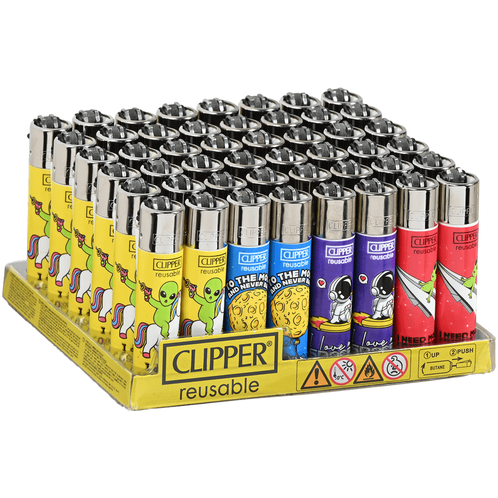 CLIPPER CP11LOL4 FUNNY QUOTES LIGHTERS - DISPLAY OF 48