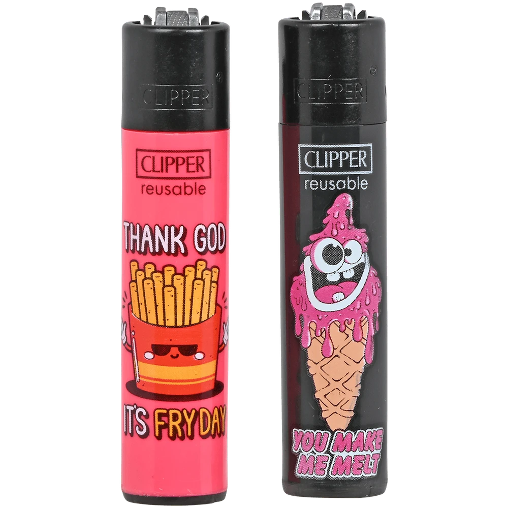 CLIPPER CP11LOL1 FUNNY QUOTES LIGHTERS - DISPLAY OF 48