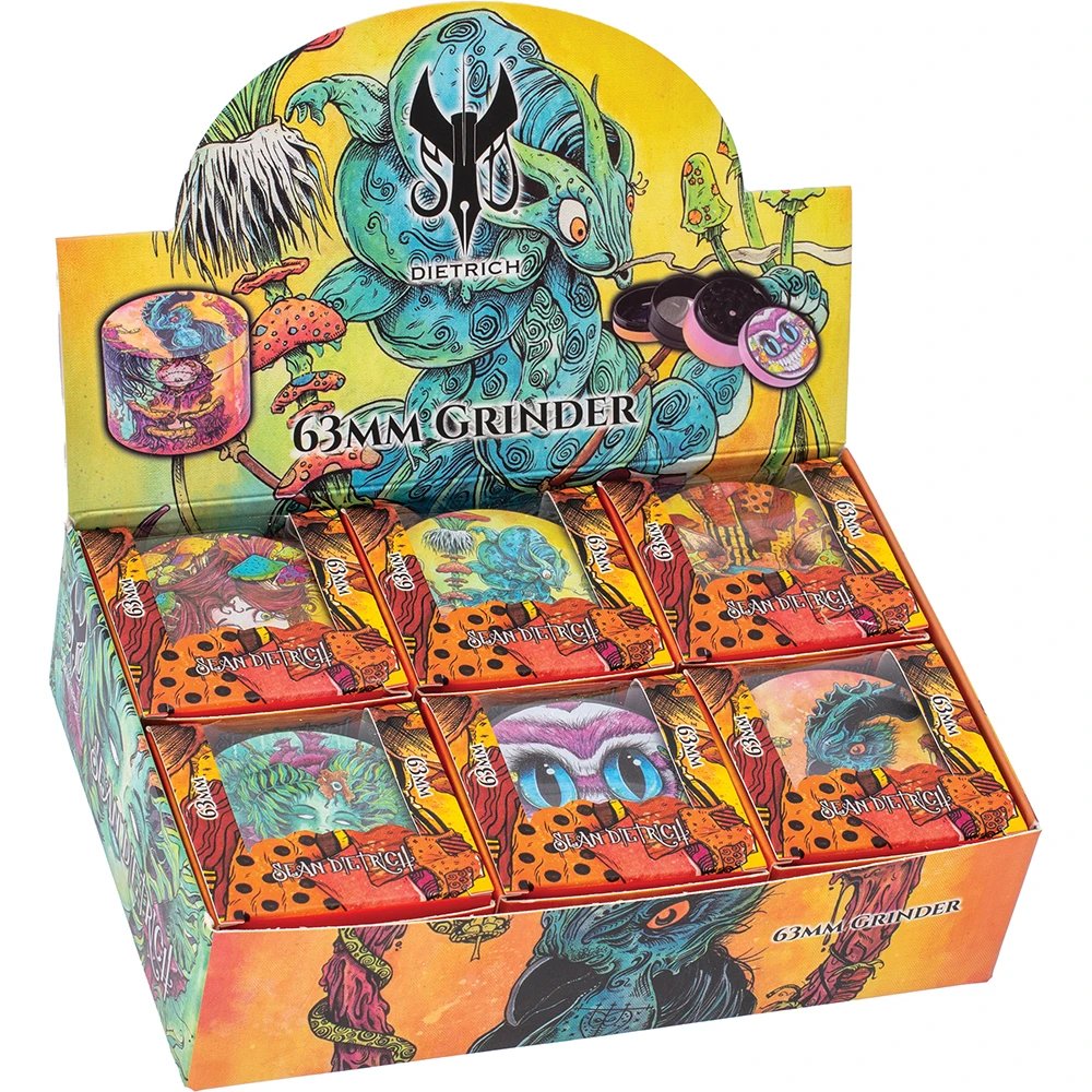 SEAN DIETRICH 63MM GRINDERS SET 2 - DISPLAY OF 6