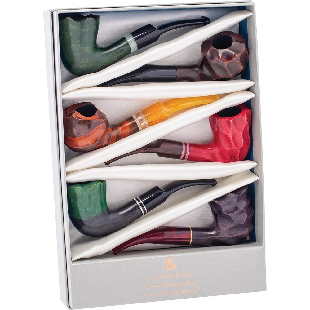 ARTISAN SPECIAL SERIES BRIARWOOD PIPE 9MM FILTER - DISPLAY OF 6